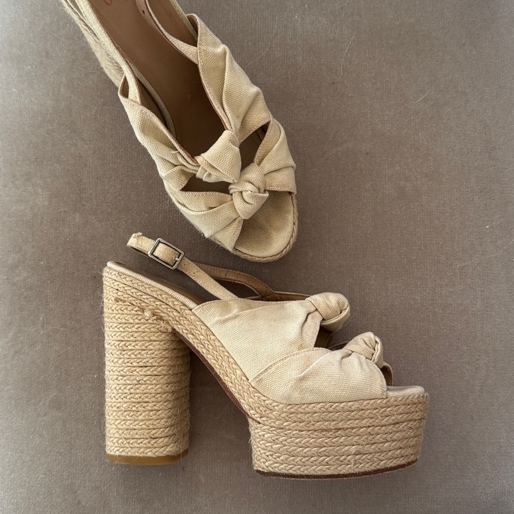 Castaner platform espadrille, 38